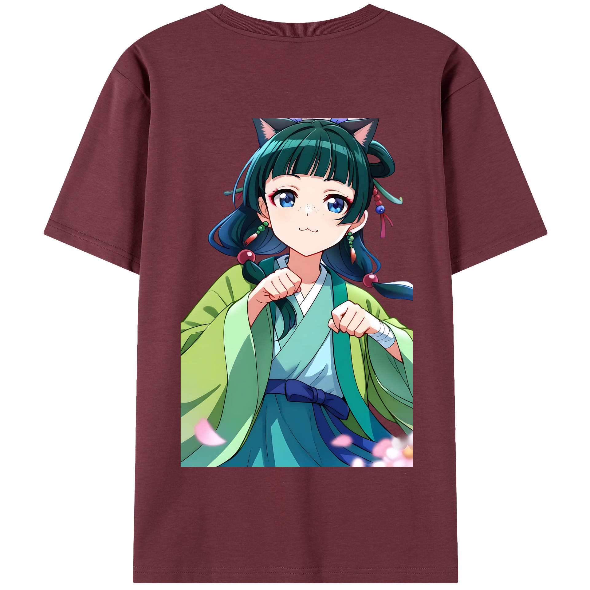 （画像用） 薬屋のひとりごと The Apothecary Diaries 綿100％半袖Tシャツ（背面プリント）